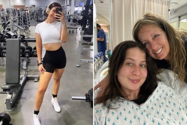 Amanda Maple's cancer was deteriorating her spine