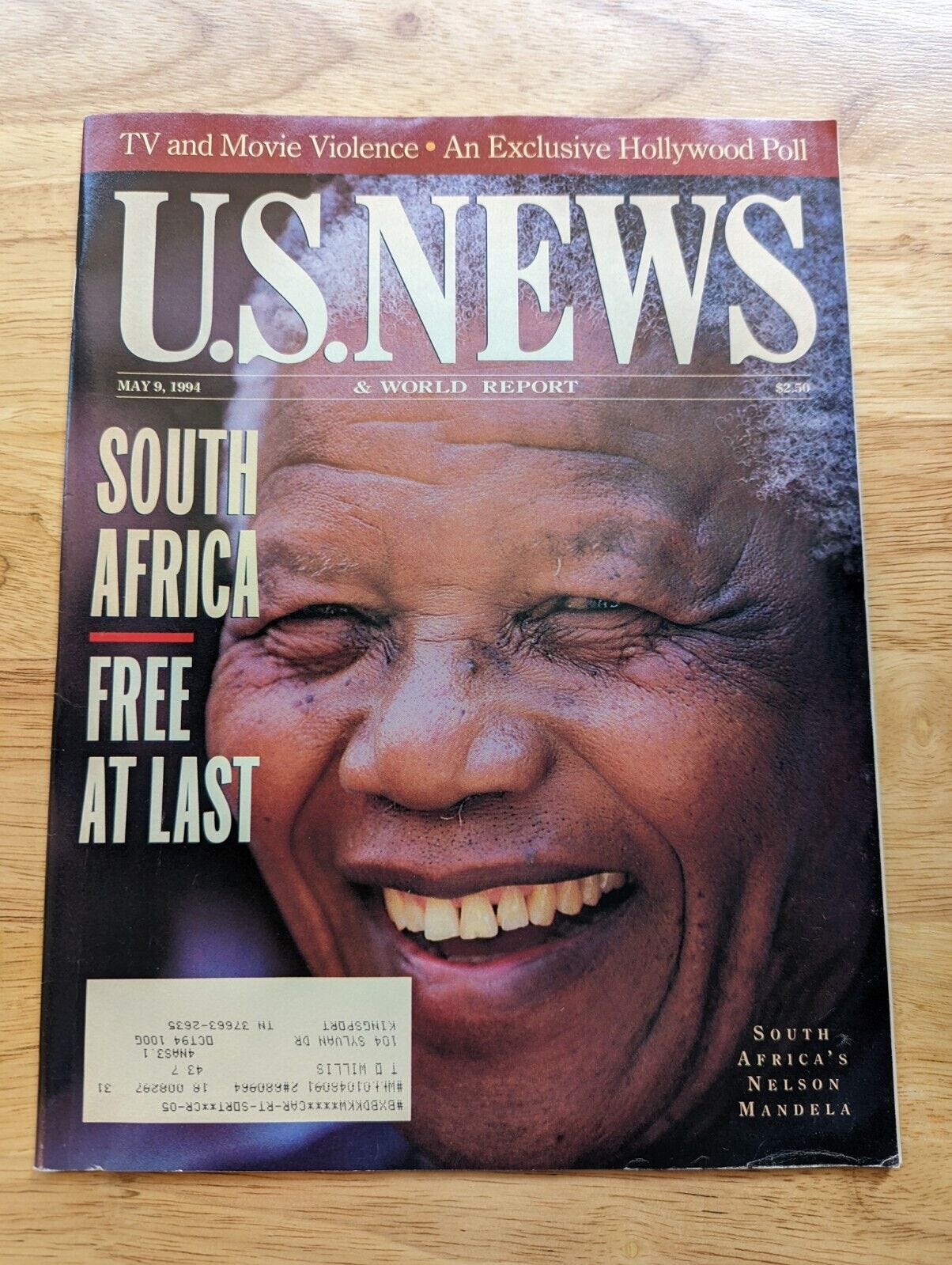 South Africa Free At Last, Nelson Mandela; May 9 1994, Vintage ...