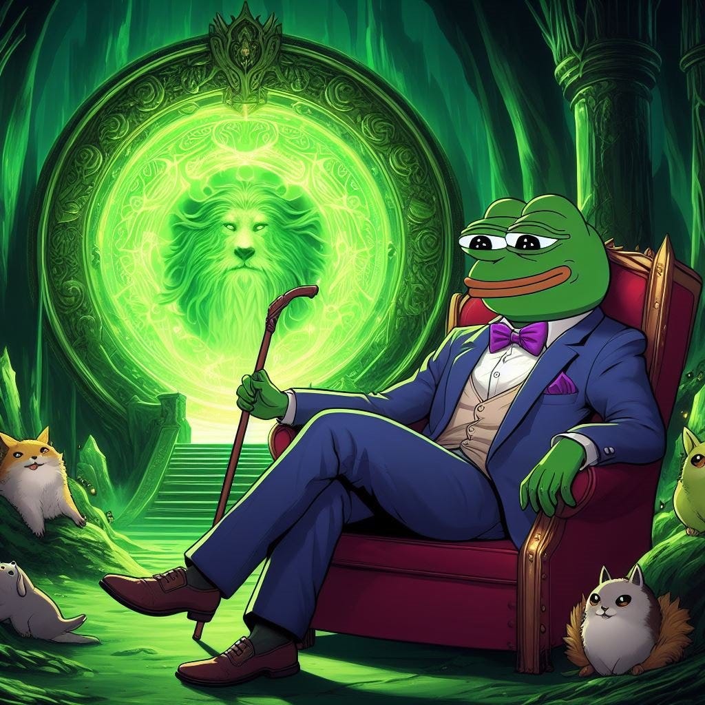 y00thereum on X: "$PEPE is the portal to financial freedom - by hodling $ PEPE you HODL the key to your own financial destiny. 🐸  https://t.co/HGtizB7mjE" / X