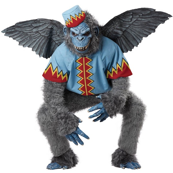 A 'flying monkey' costume based on the characters from the movie The Wizard of Oz