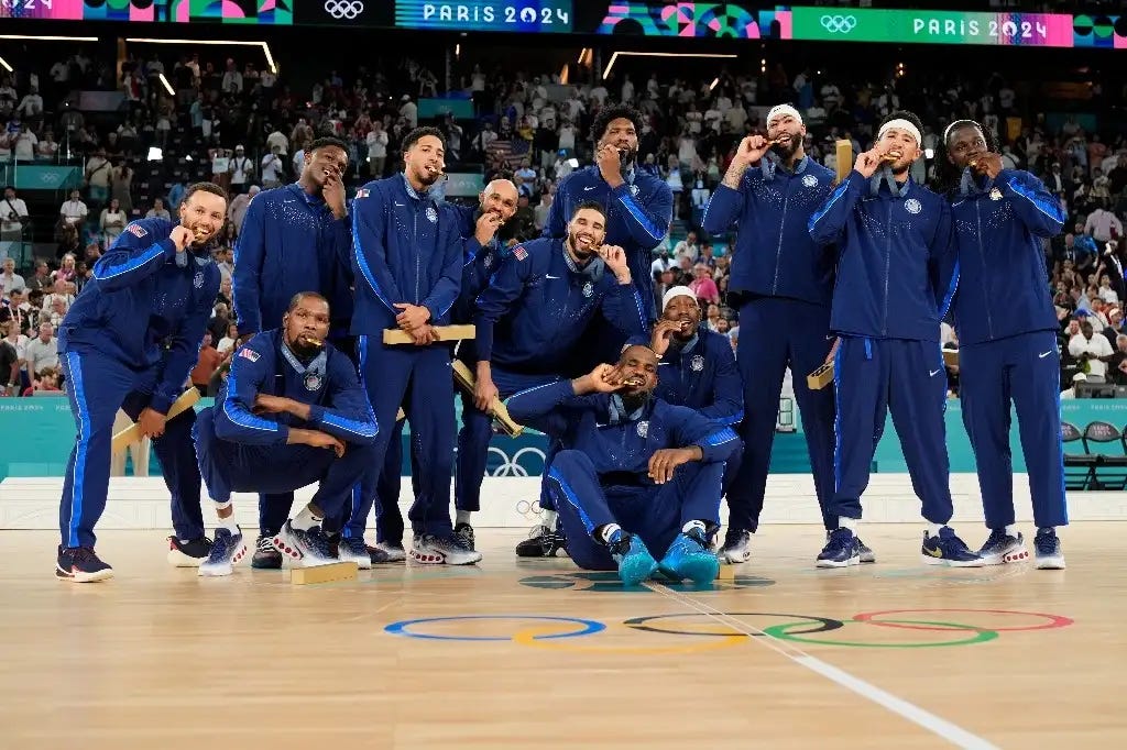 La Jornada - El 'Dream Team' somete a Francia y se cuelga el oro en  basquetbol de JO