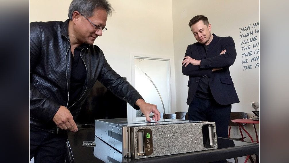 Elon Musk reminisces about the time Jensen Huang donated a DGX-1 to OpenAI,  shares photo gallery | Tom's Hardware