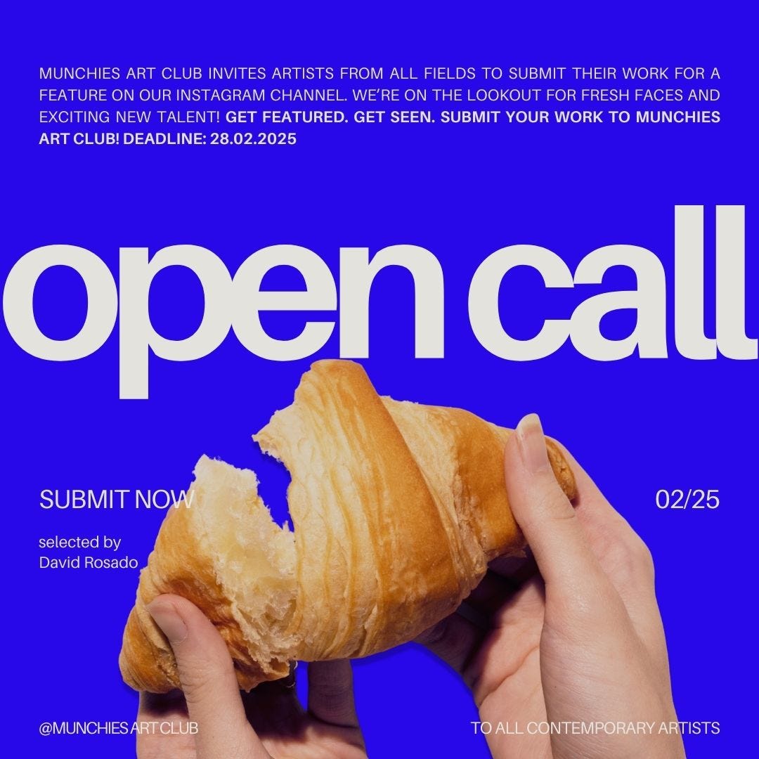 open call for contemporary artists, 2025