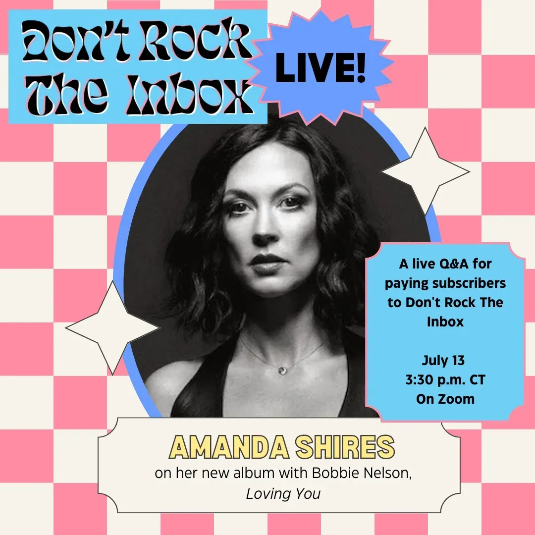 Amanda Shires Event flyer