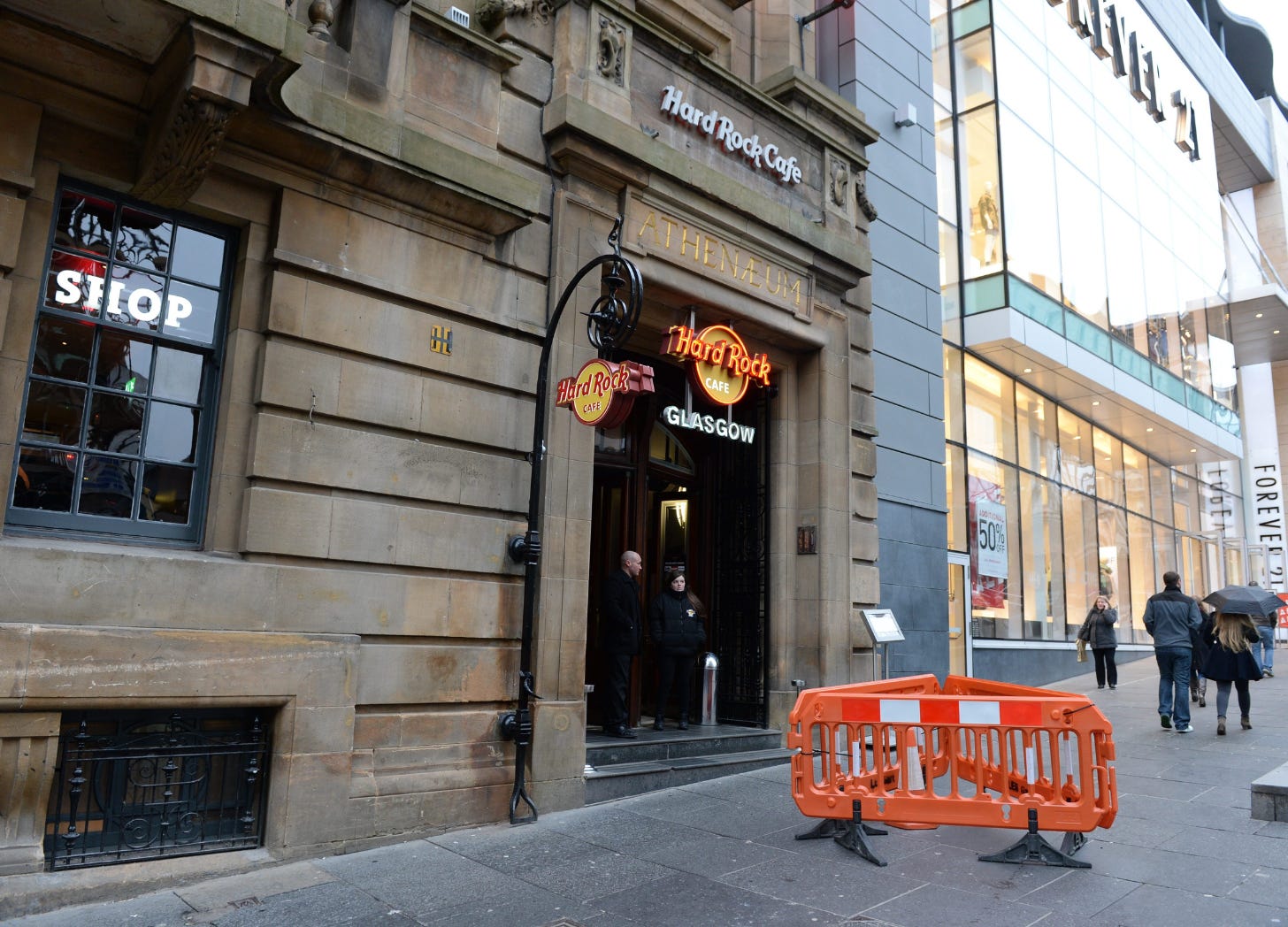 Hard Rock Cafe on Buchanan Street.