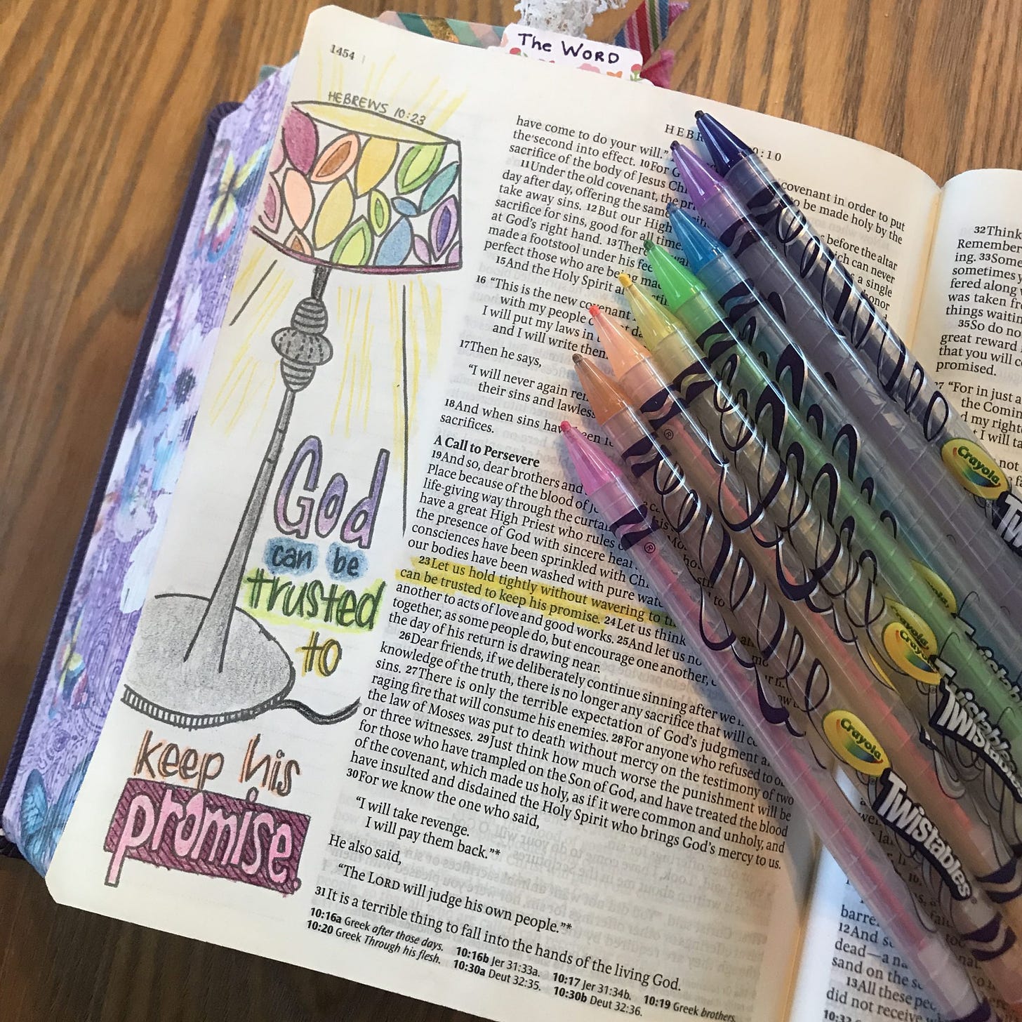 Easy Bible Journaling Page Has Big Impact on My Heart - JoDitt Designs