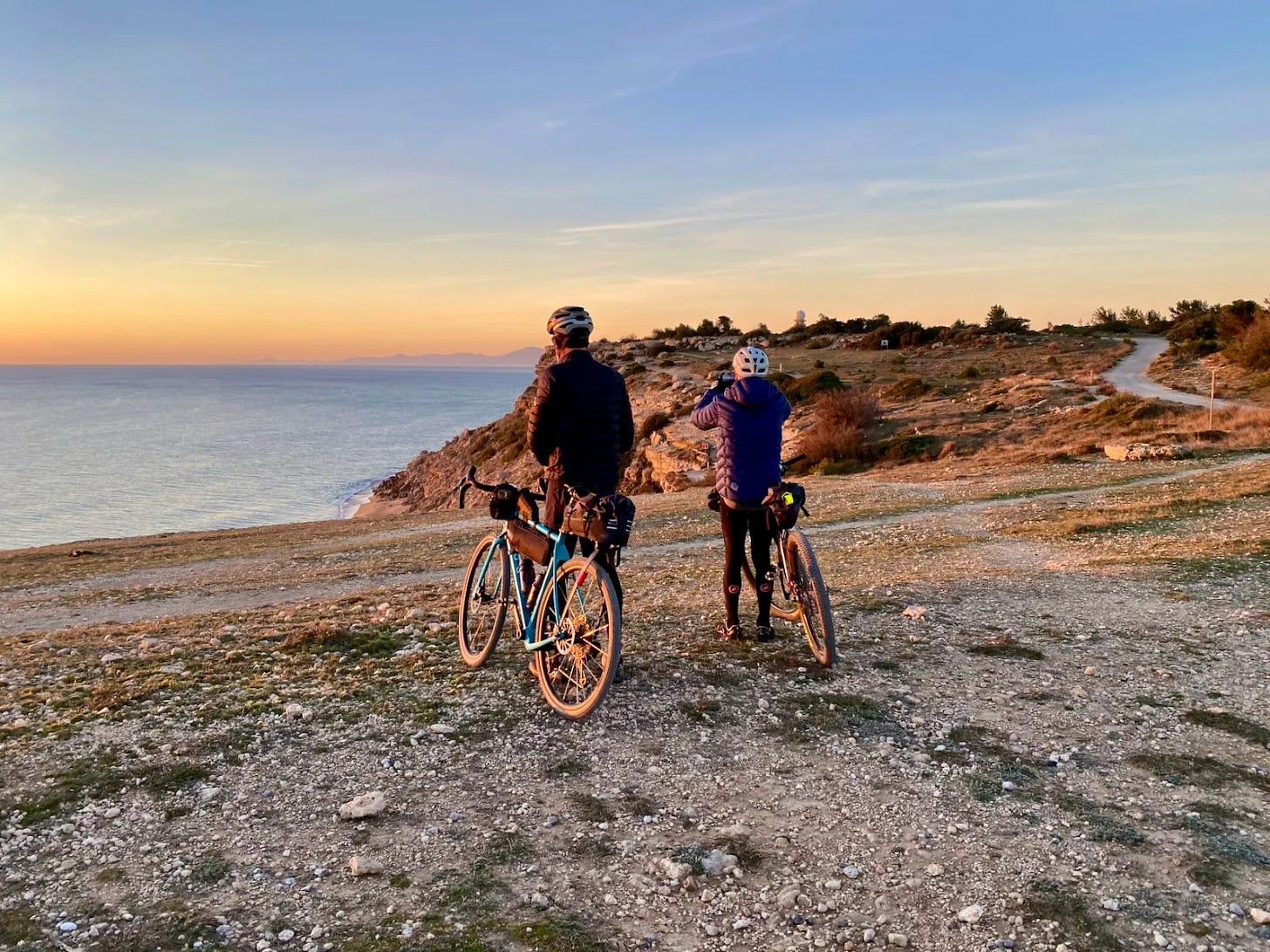 Sur les falaises Sur les falaises