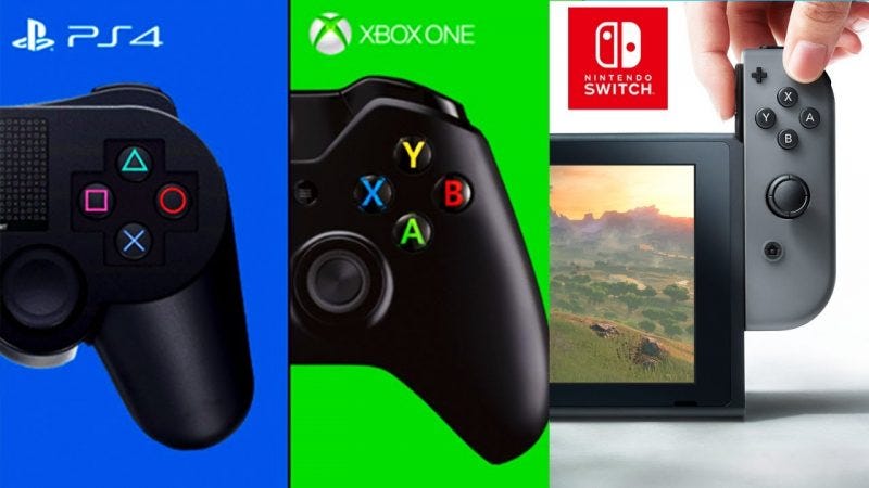 nintendo switch vs ps4 vs xbox one 2016