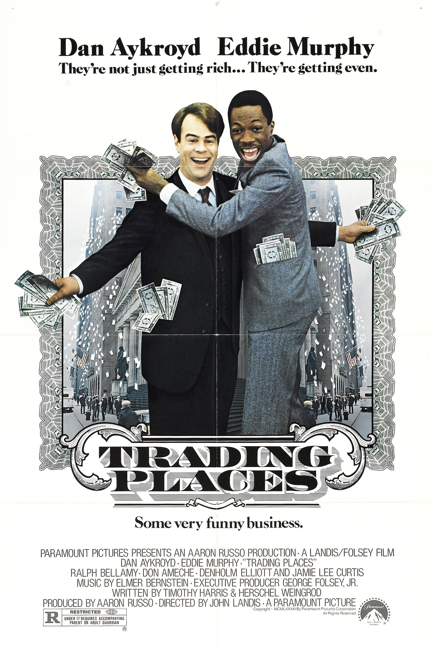 Trading places (1983) film poster