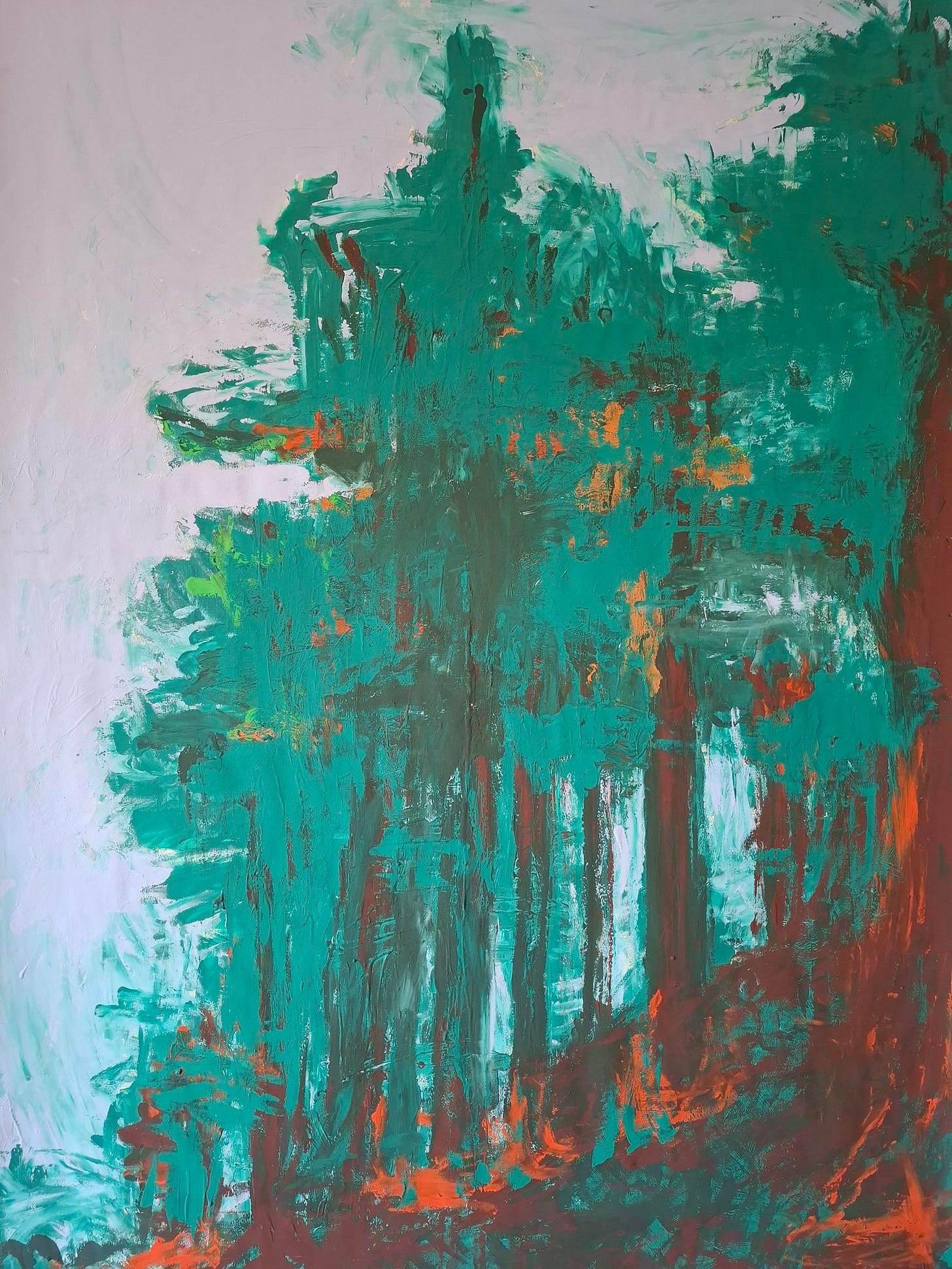 A beautiful painting of a forest by Alexandra Sans Massó 