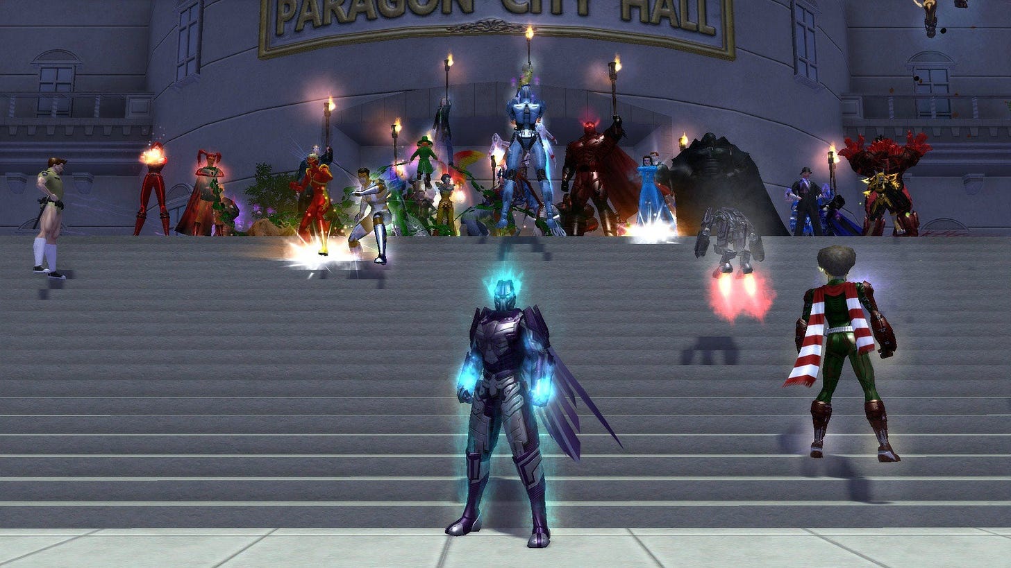 Final moments before City of Heroes shut down for good. : r/gaming