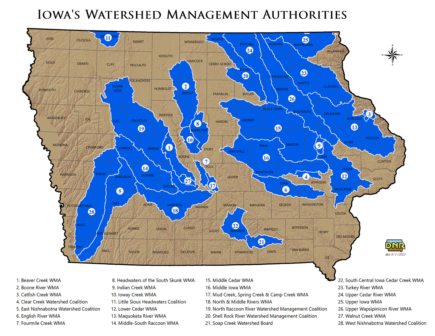 Watershed Management Authorities | Iowa DNR