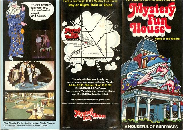 Advertising Poster, Mystery Fun House, Orlando