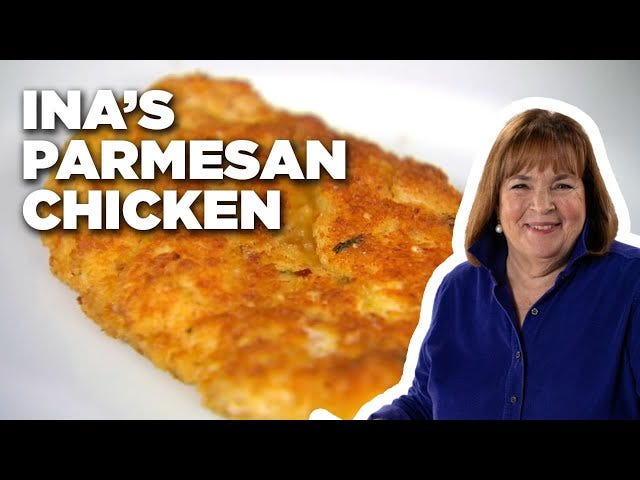 How to Make Ina's Parmesan Chicken | Barefoot Contessa | Food Network -  YouTube
