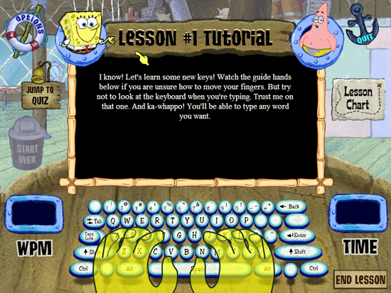 SpongeBob SquarePants Typing 1.0 Download (Free trial)...