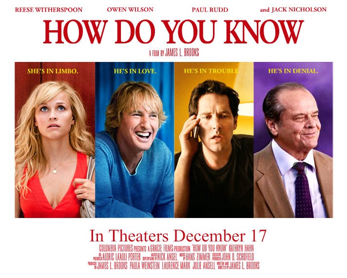 Movie Review] How Do You Know (2010) | Everyview