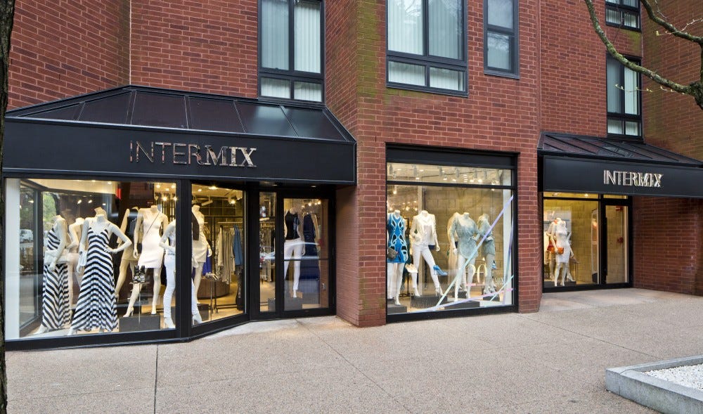 Intermix 186 Newbury Street Boston, MA 2116 on 4URSPACE retail profile