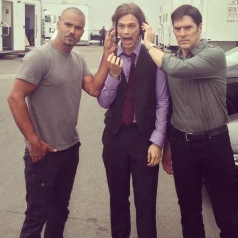 shemar moore with thomas gibson