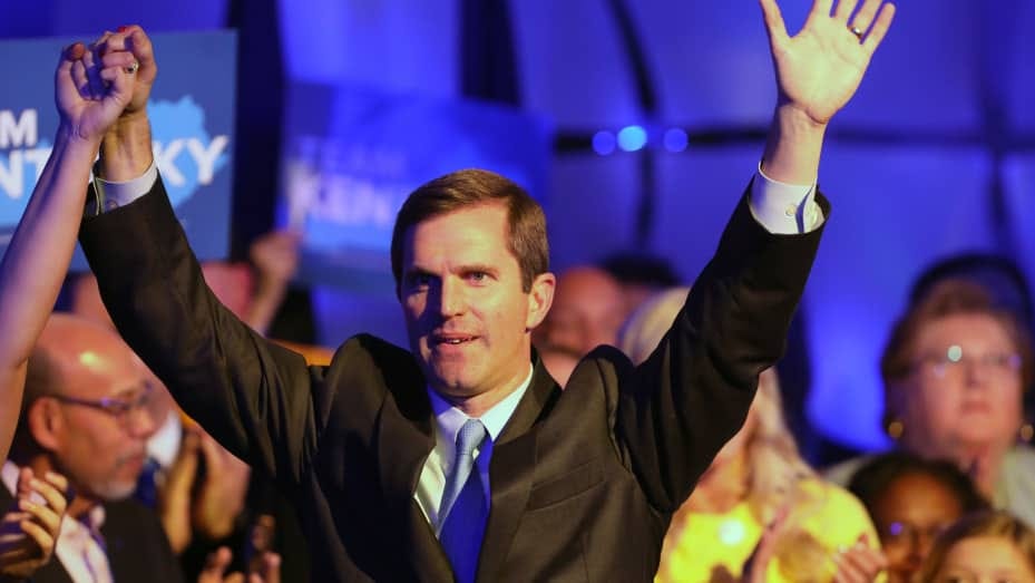 Democrat Beshear is apparent winner in Kentucky governor race: NBC projects