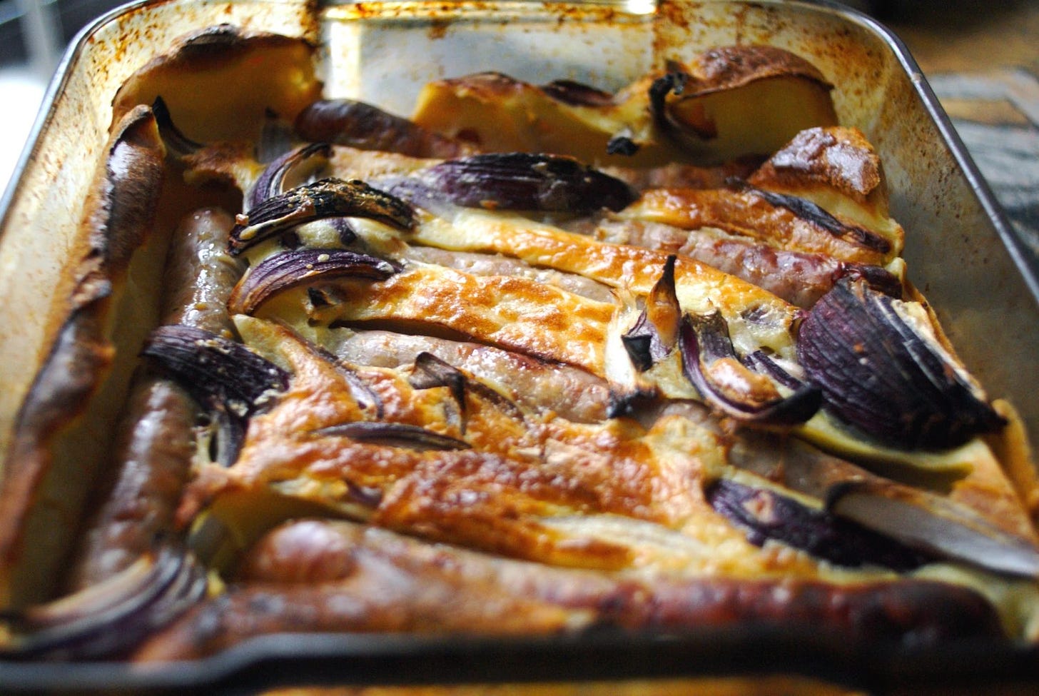 toad in the hole with onions