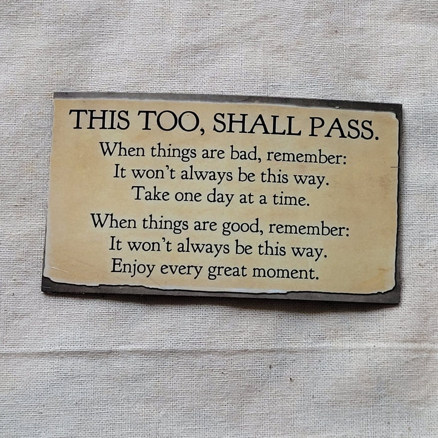 This too, shall pass Magnet - MISPRINT - 10 pack – Shiva Nirvana Jewelry  and Gifts