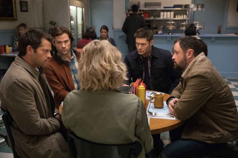 supernatural stuck in the middle with you review