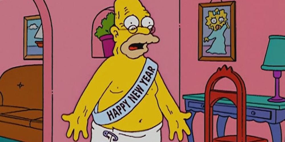 10 New Years Resolutions Inspired By The Simpsons