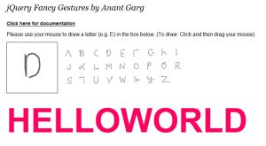 jQuery Fancy Gestures Screenshot