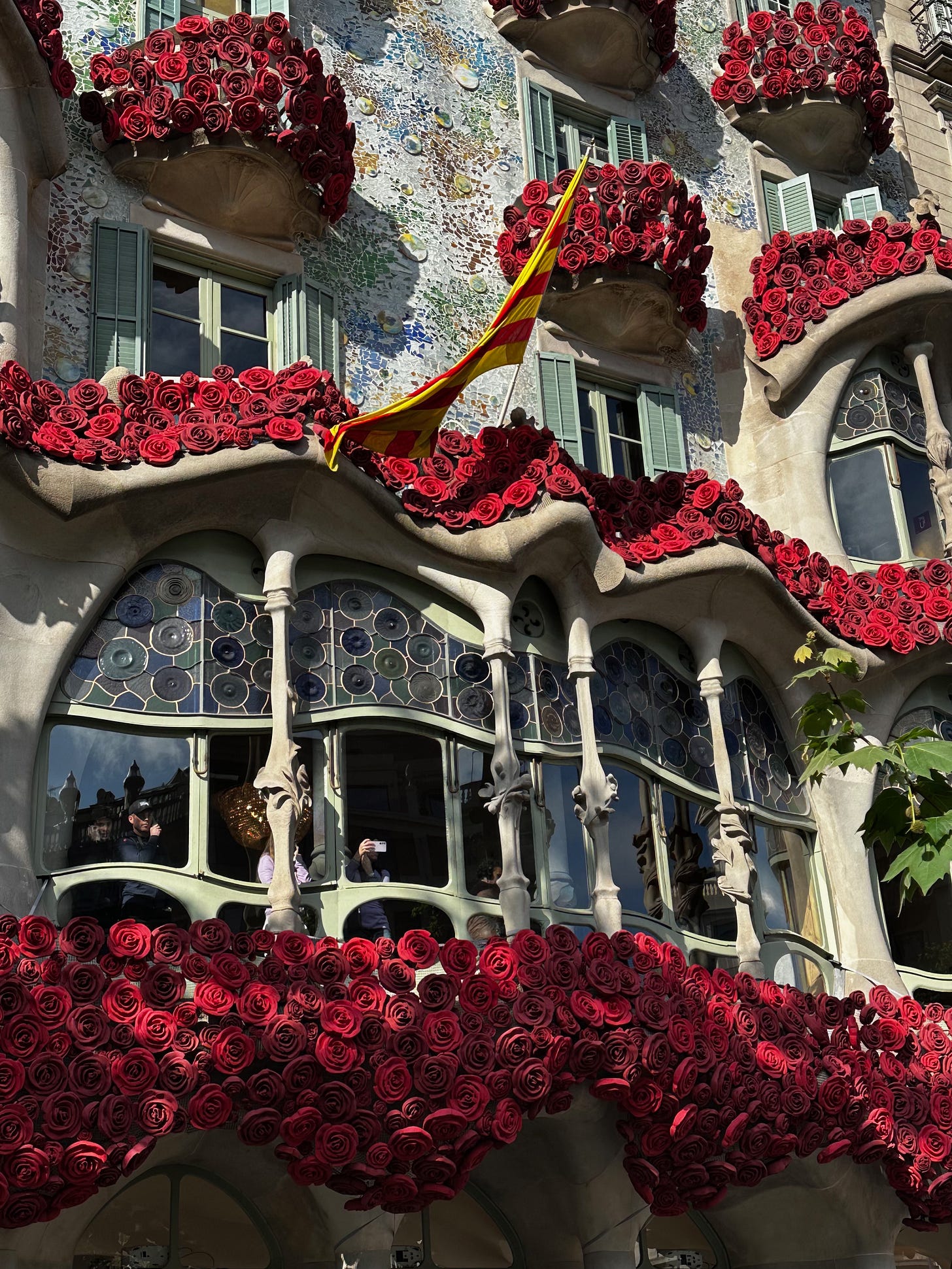 Barcelona on Sant Jordi