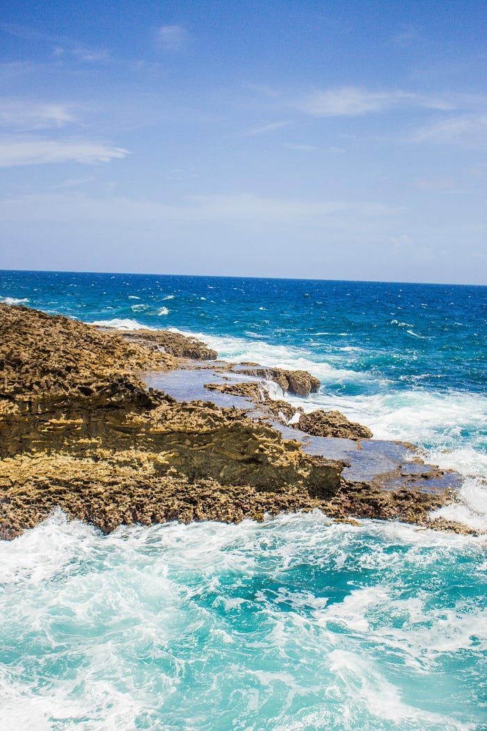 Rough coastline