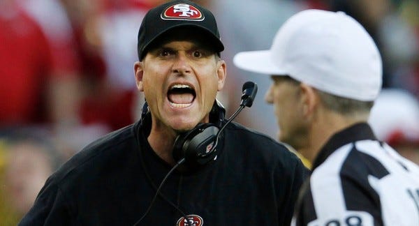 jim harbaugh ex coach of san francisco 49ers 2015