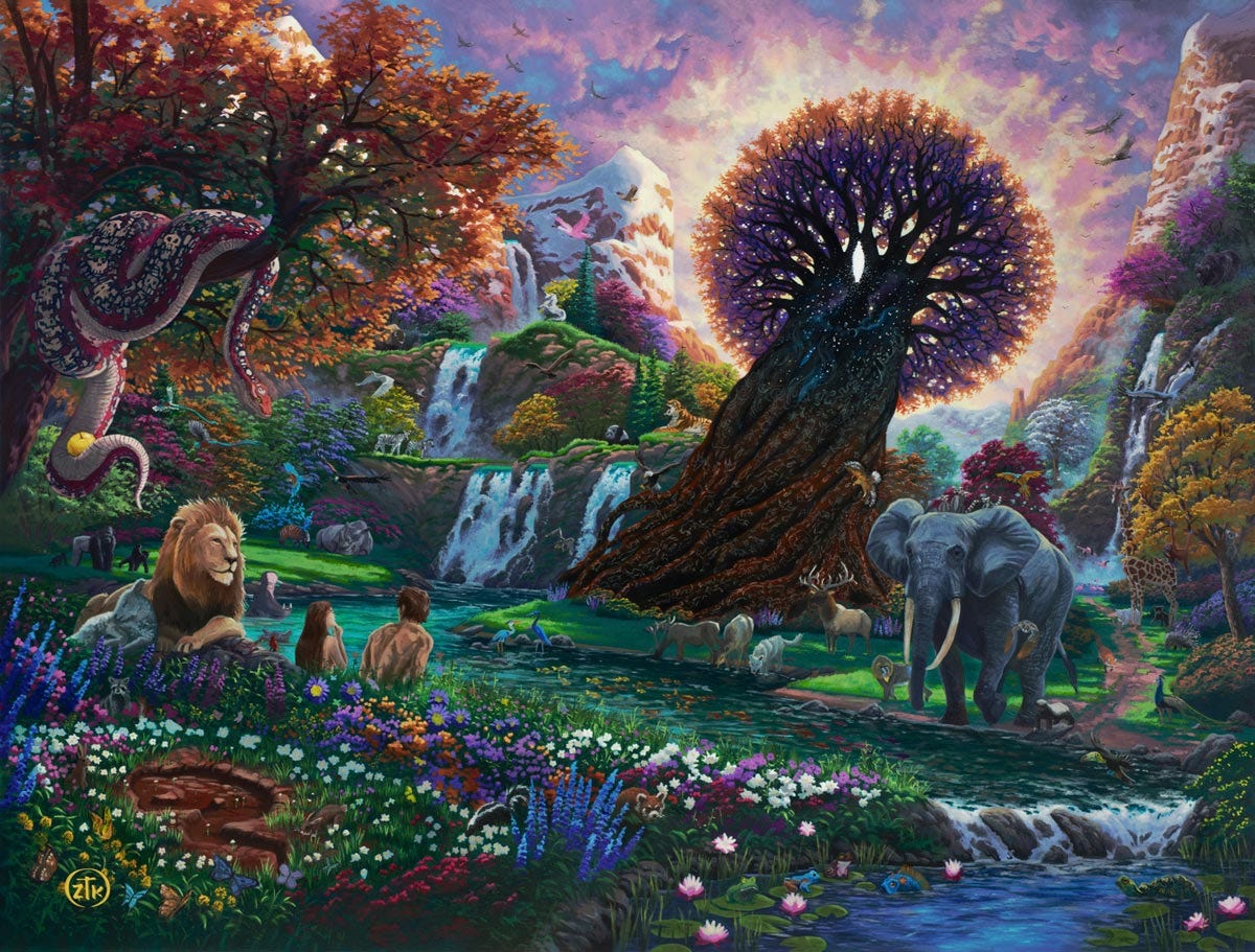 Garden of Eden, by Zac Kinkade - Village Gallery