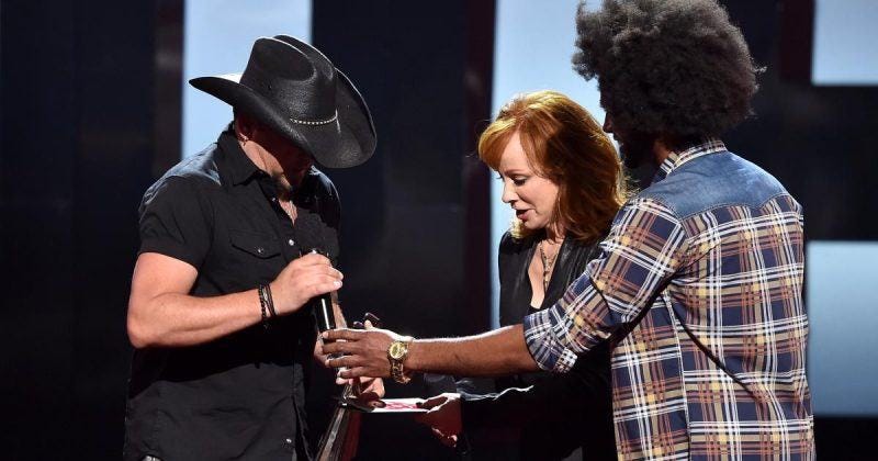 jason aldean with reba mcintyre