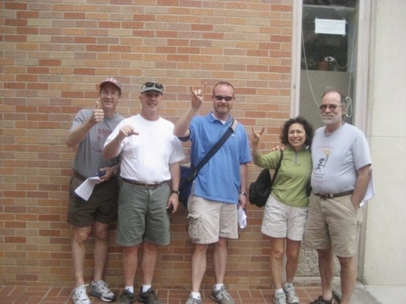 Webcam Geocache with fellow Austin, TX geocachers by Mary Tase, 2011