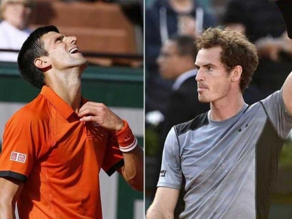 novak djokovic vs andy murray french open 2015