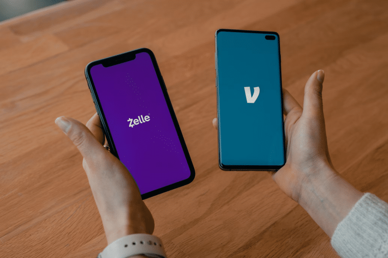 comparing zelle and venmo on phones