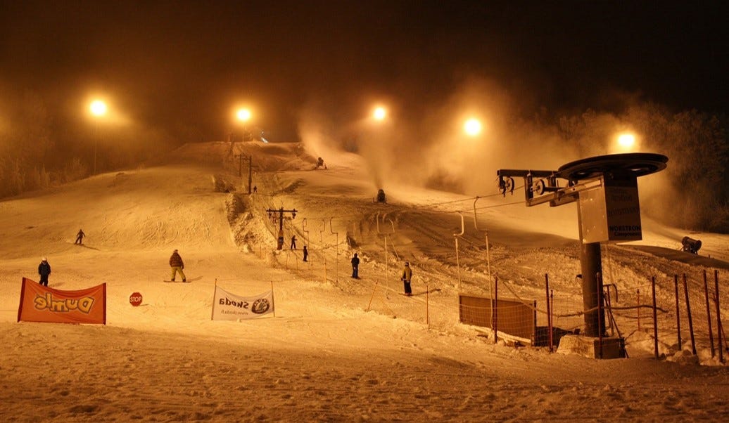 A ski resort in Tyrol, Austria,.