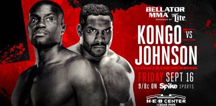 bellator 161 kongo vs johnson