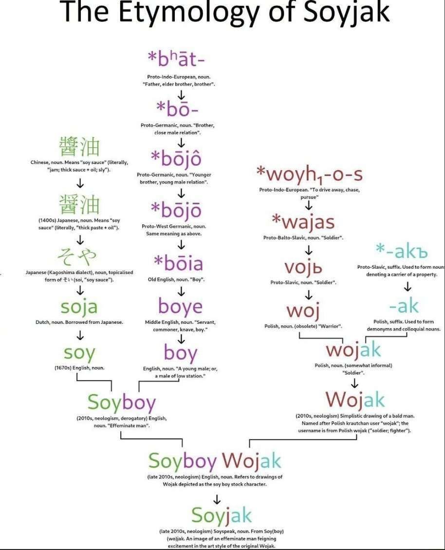 Etymology of the word "soyjack."