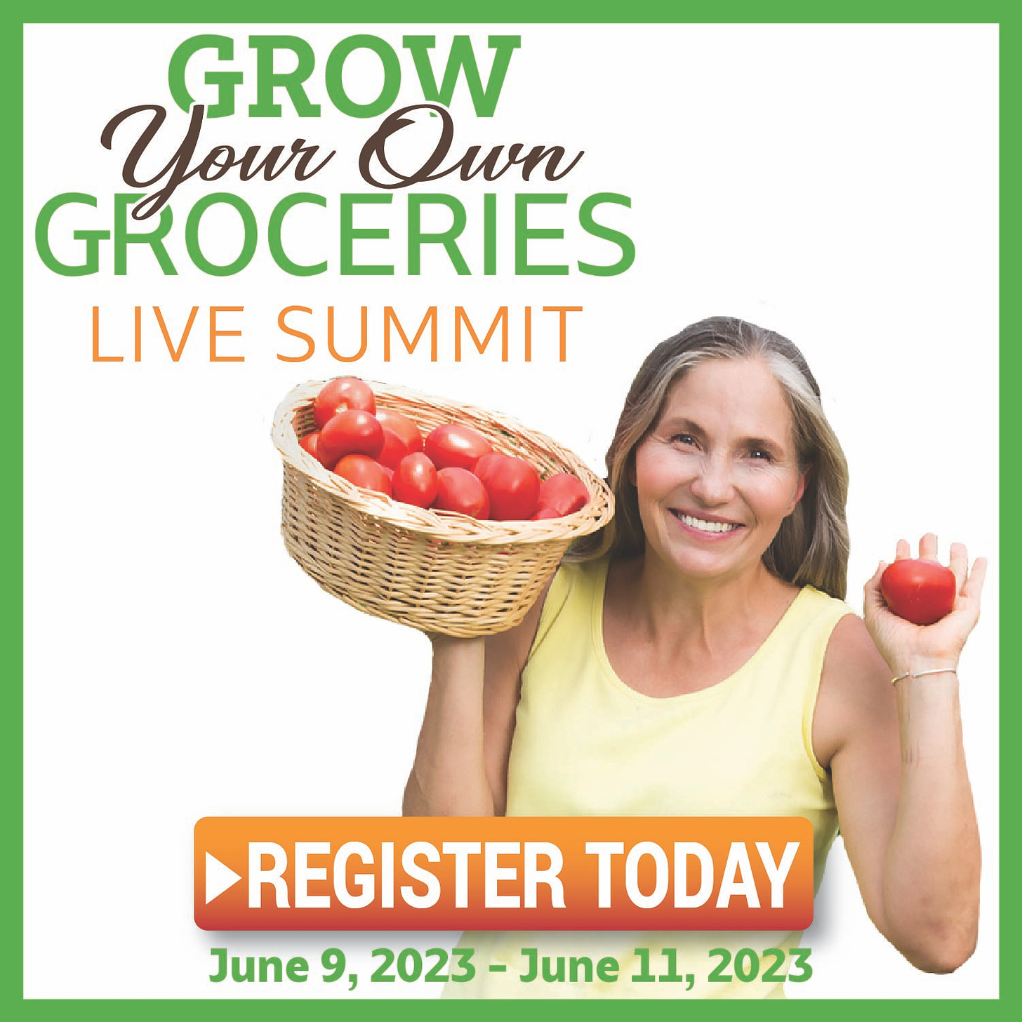 Grow Your Own Groceries --starts Friday