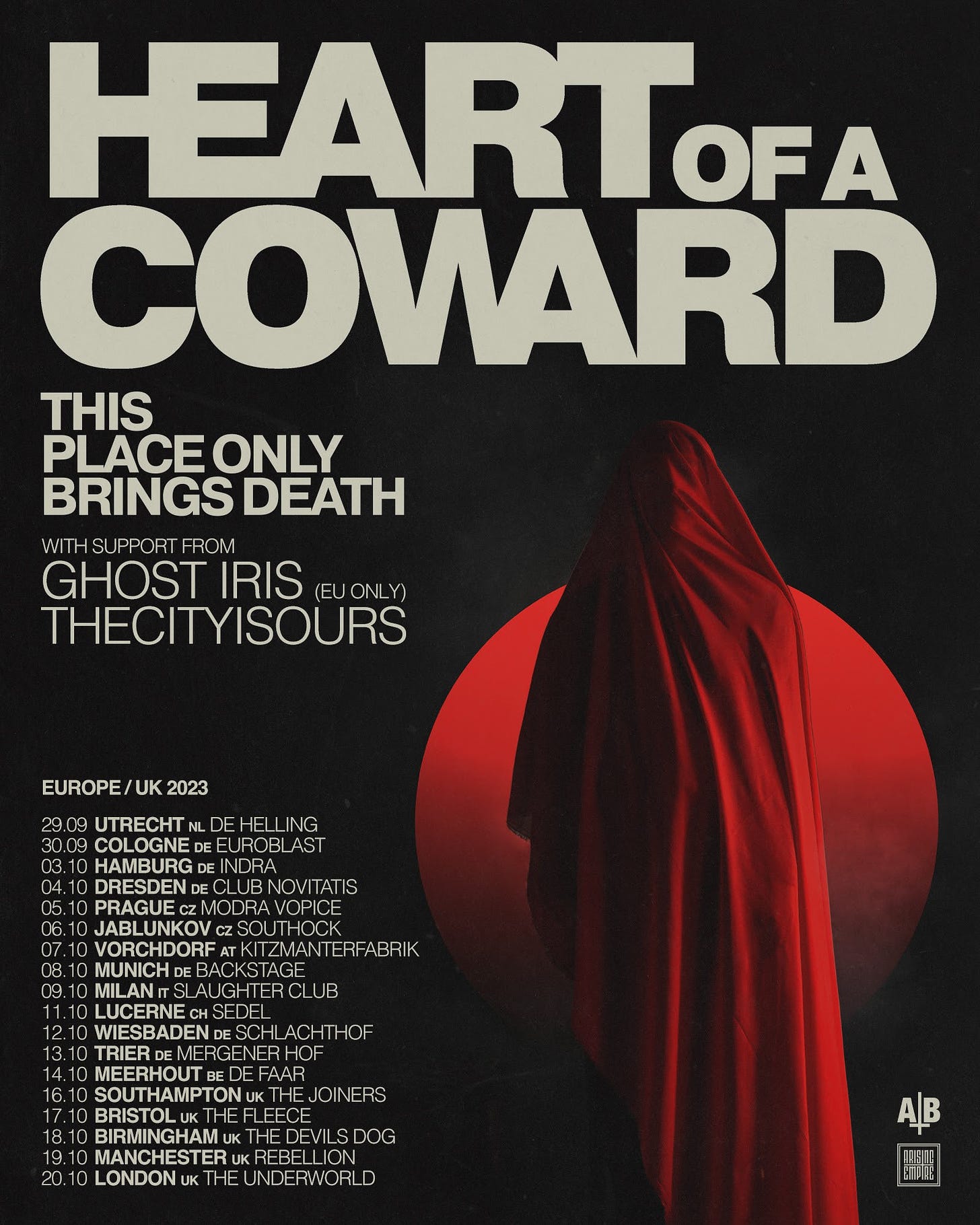 Heart of a Coward - This Place Only Brings Death Tour 2023 - Ever Metal