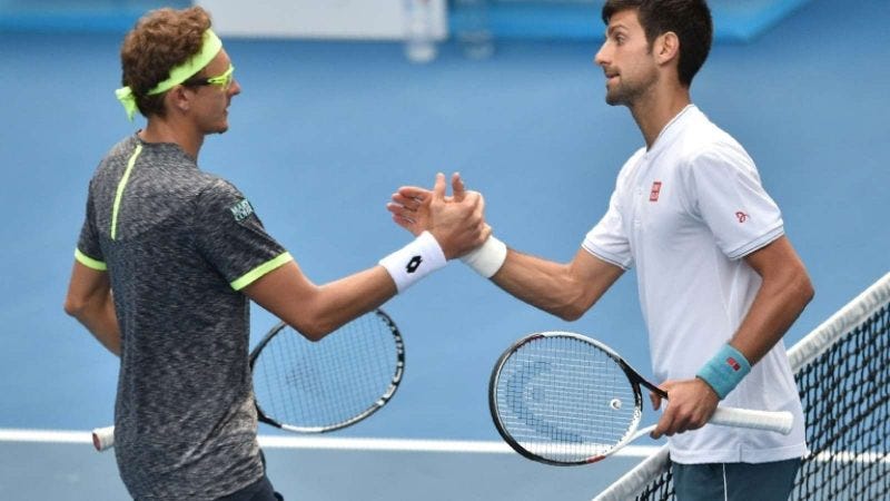 istomin knocks novak djokovic out of australian open 2017