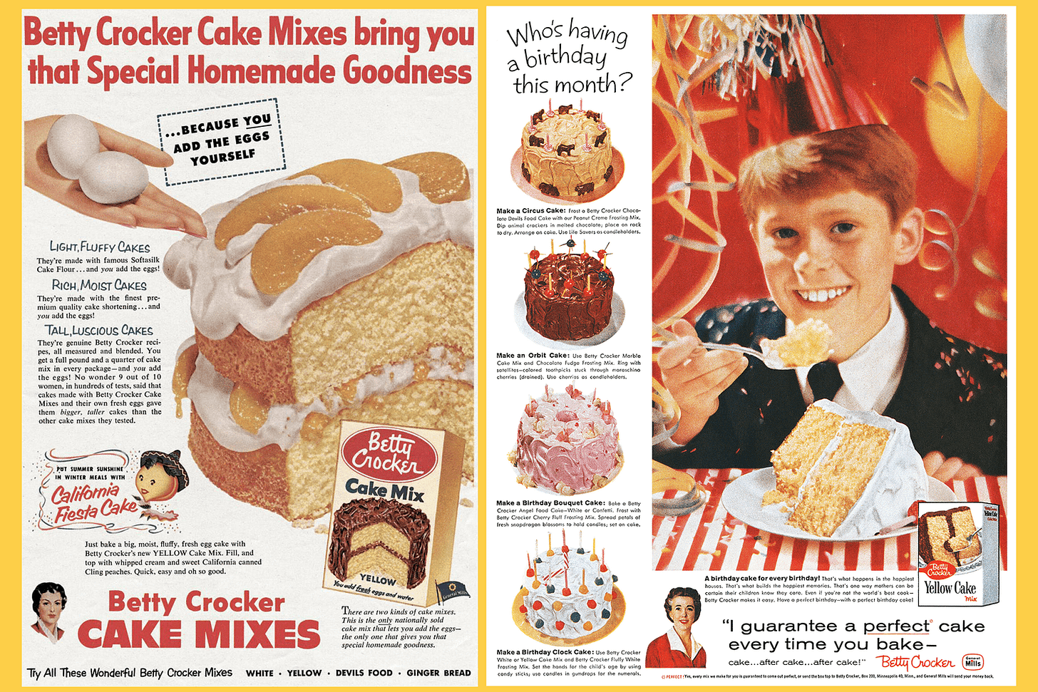 The History of Boxed Cake Mix
