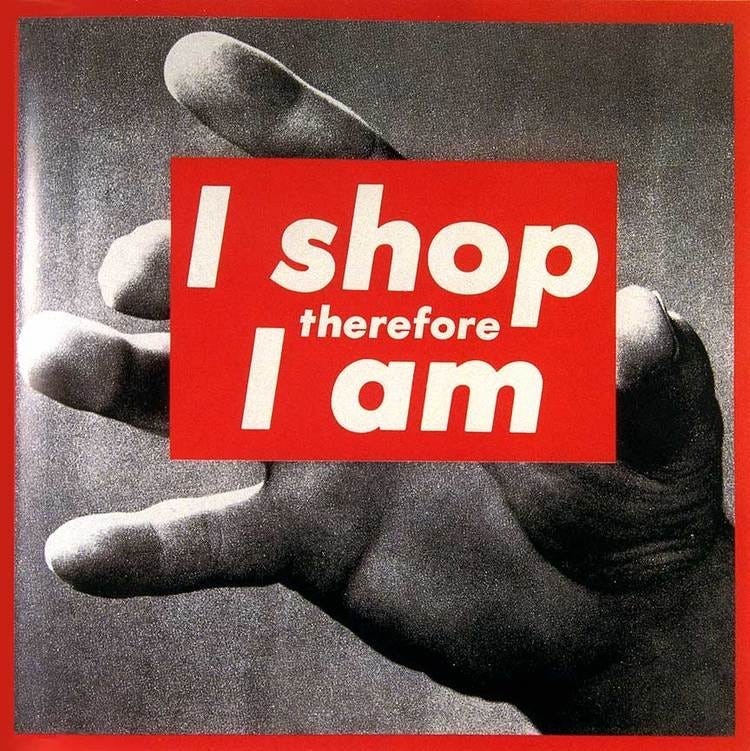 FEMALE STUDY: BARBARA KRUGER'S RED & BLACK - Bagtazo