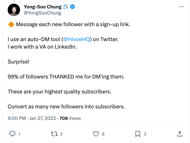 Yong-Soo Chung Tweet