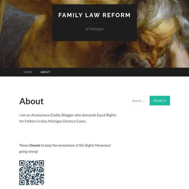 Family Law Reform of Michigan is a blog that helps raise awareness of corruption in Michigan Family Courts. 