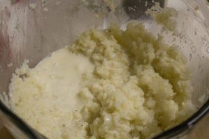 Mashed Cauliflower really isn't like potatoes, but it's good as itself. 