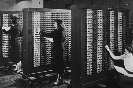 Eniac, one of the world’s first electronic digital computers, circa 1945.