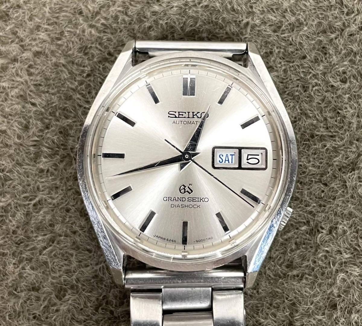 ●GRAND SEIKO グランドセイコー 6246-9001 62GS DIASHOCK JAPAN メダリオン ウィークデーター 自動巻●