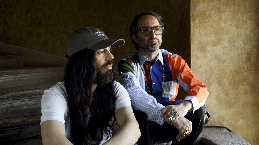 Alessandro Michele and Emanuele Coccia